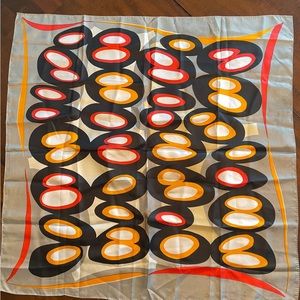 Orange, Red, and Grey Printed Scarf - BUNDLE 3 FOR $15!